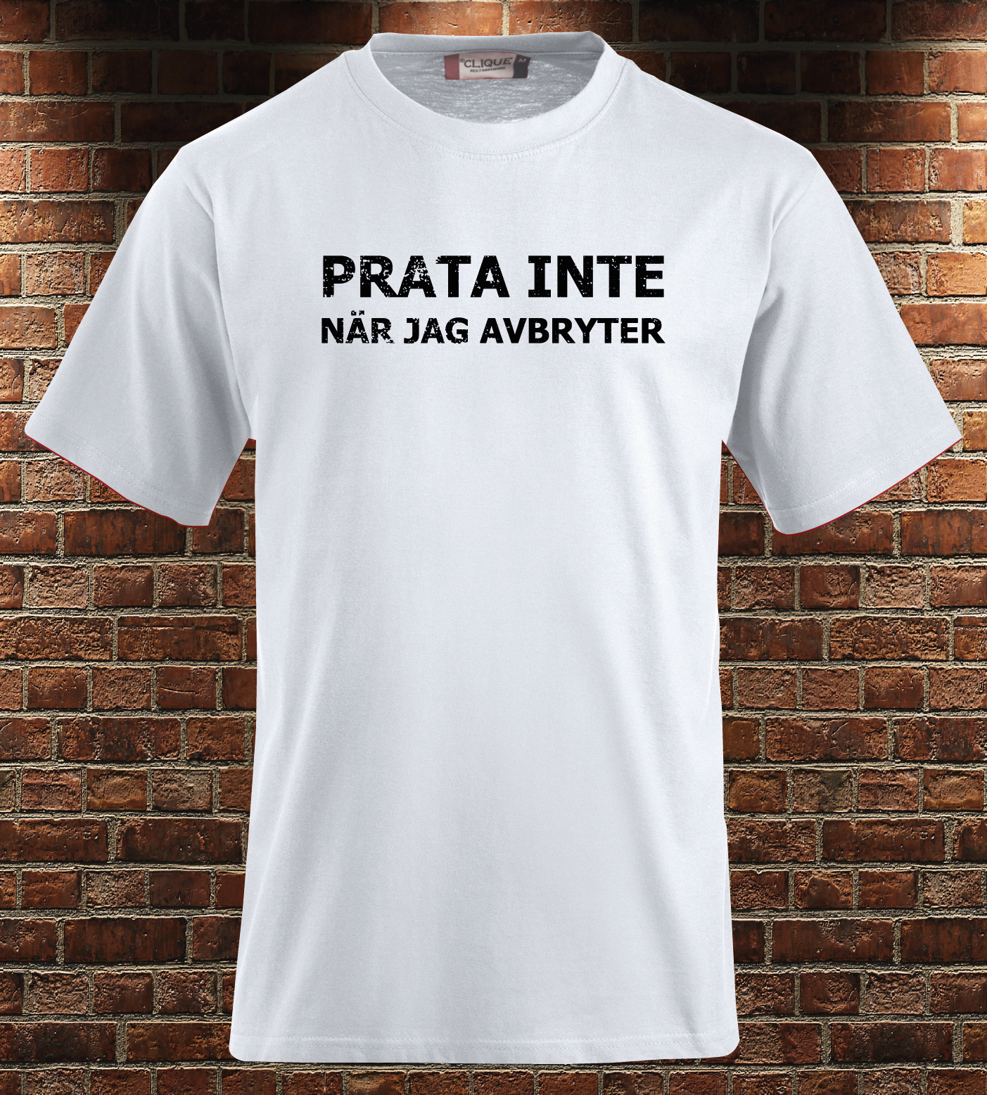 Prata inte när jag avbryter