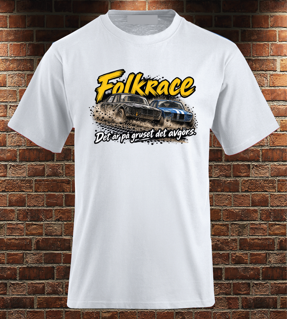 Folkrace, på gruset det...