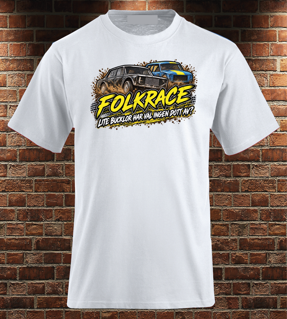 Folkrace, lite bucklor...