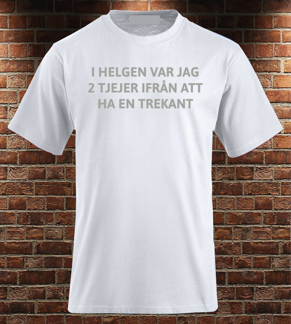 I helgen var jag 2 tjejer...