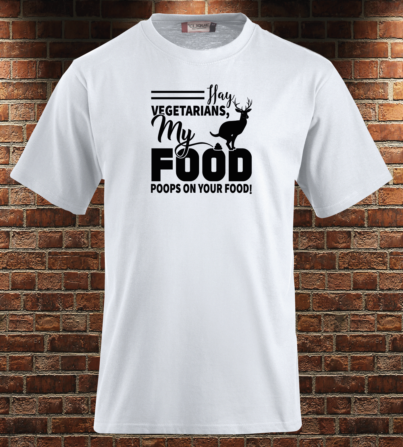 Vegetarians My food poops on your food