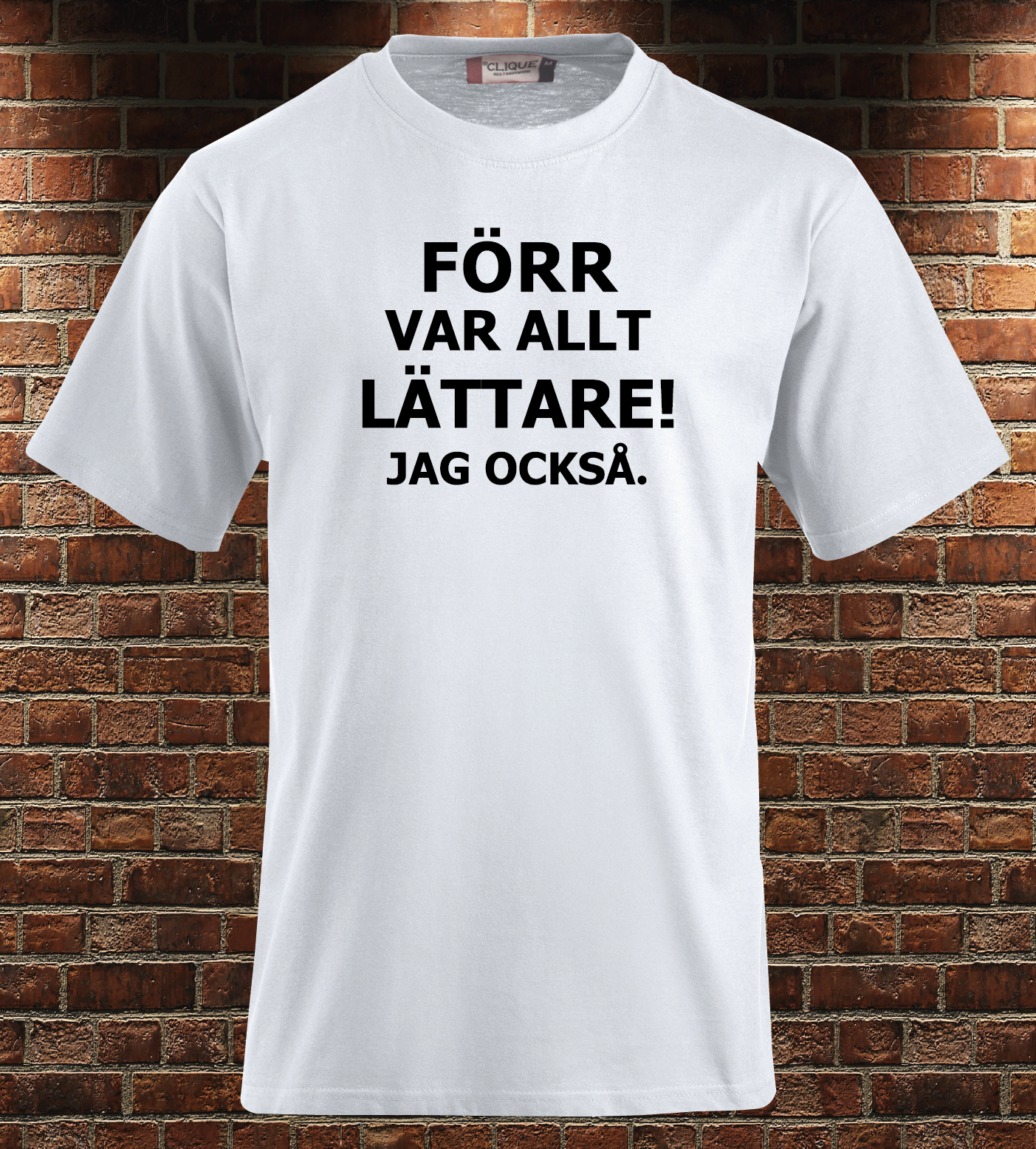 Förr var allt lättare jag också